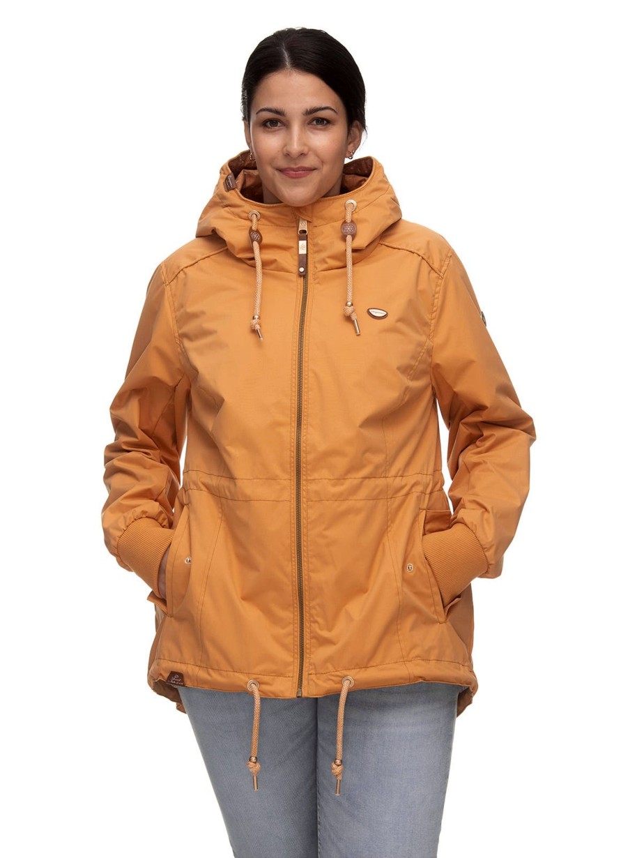 Damen Ragwear | Ragwear U00Dcbergangsjacke Dankka Plus Curry