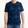 Herren Pioneer Jeans | Pioneer T-Shirt Indigoblue Indigo Blau