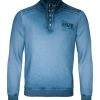 Herren Questo | Questo Sweatshirt Egon Petrol