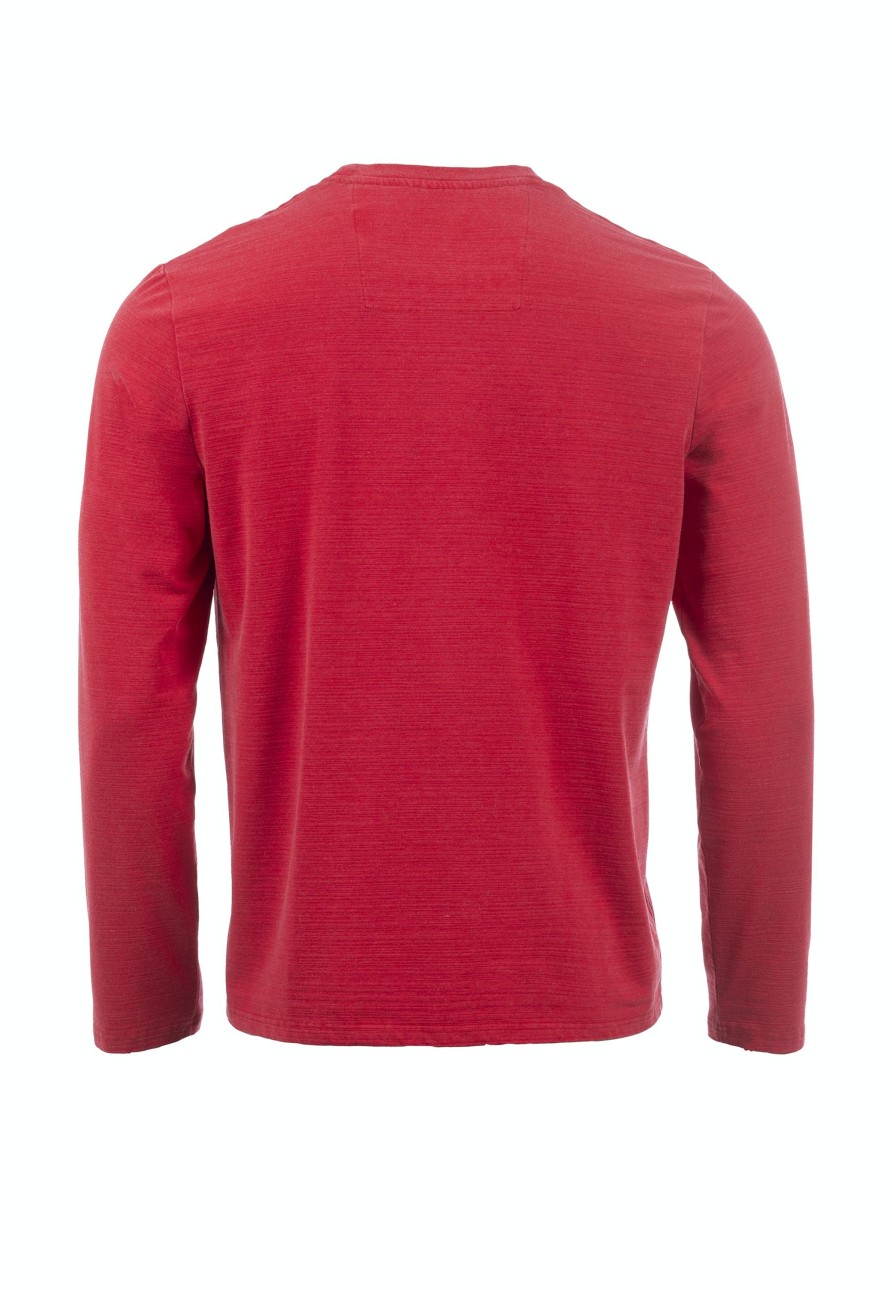 Herren Questo | Questo Langarmshirt Finnegan Chilli Red