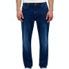 Herren Mustang | Mustang Jeans Washington Straight Fit Mid Blue Used Extra Lang