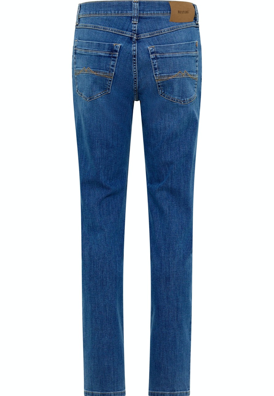 Herren Mustang | Mustang Jeans Washington Cool Blue Extra Lang