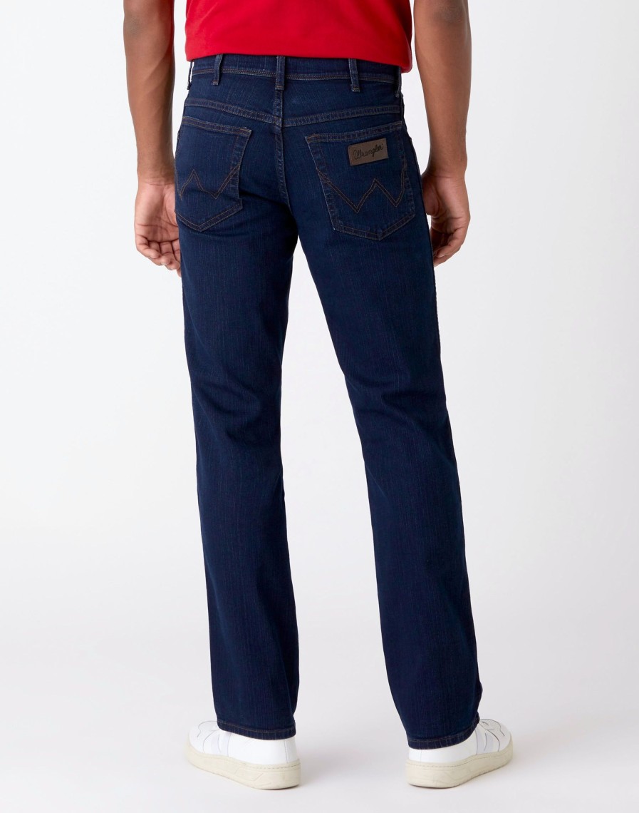 Herren Wrangler | Wrangler Texas Stretch Blueblack