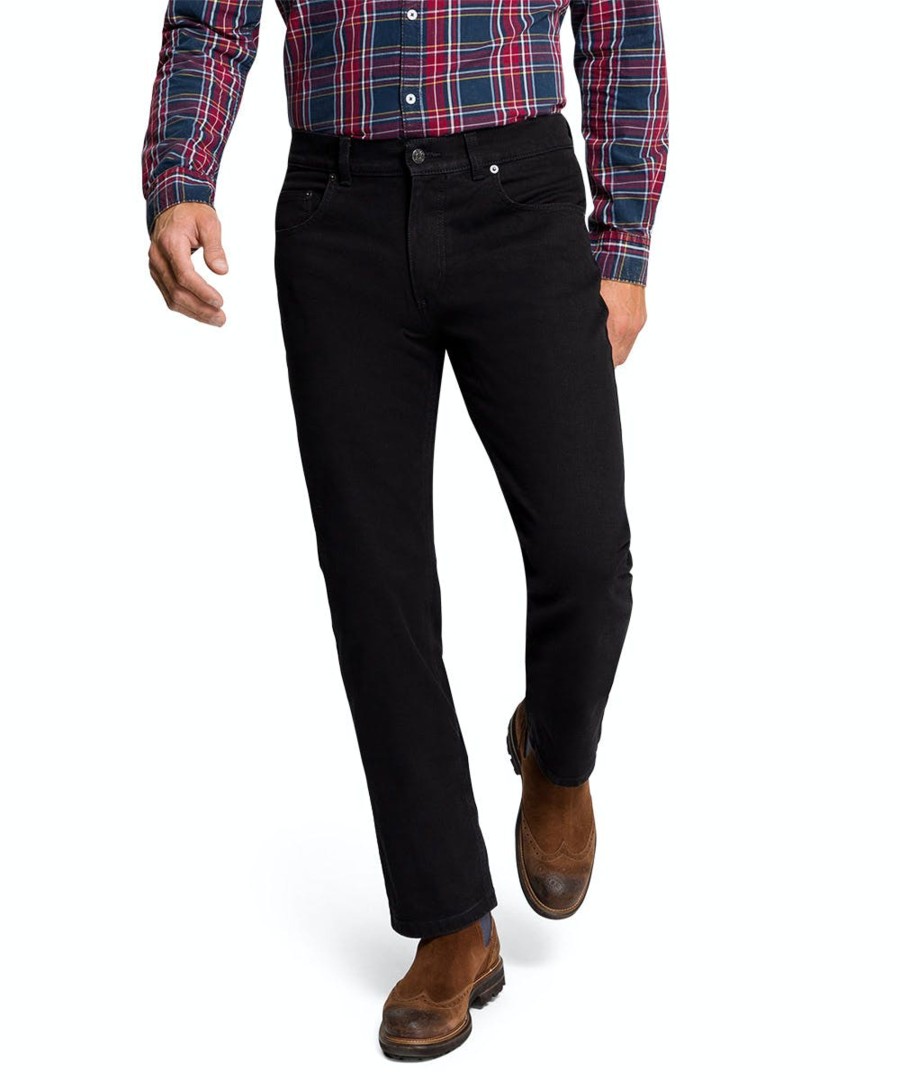 Herren Pioneer Jeans | Pioneer Jeans Ron Regular Fit Black Raw