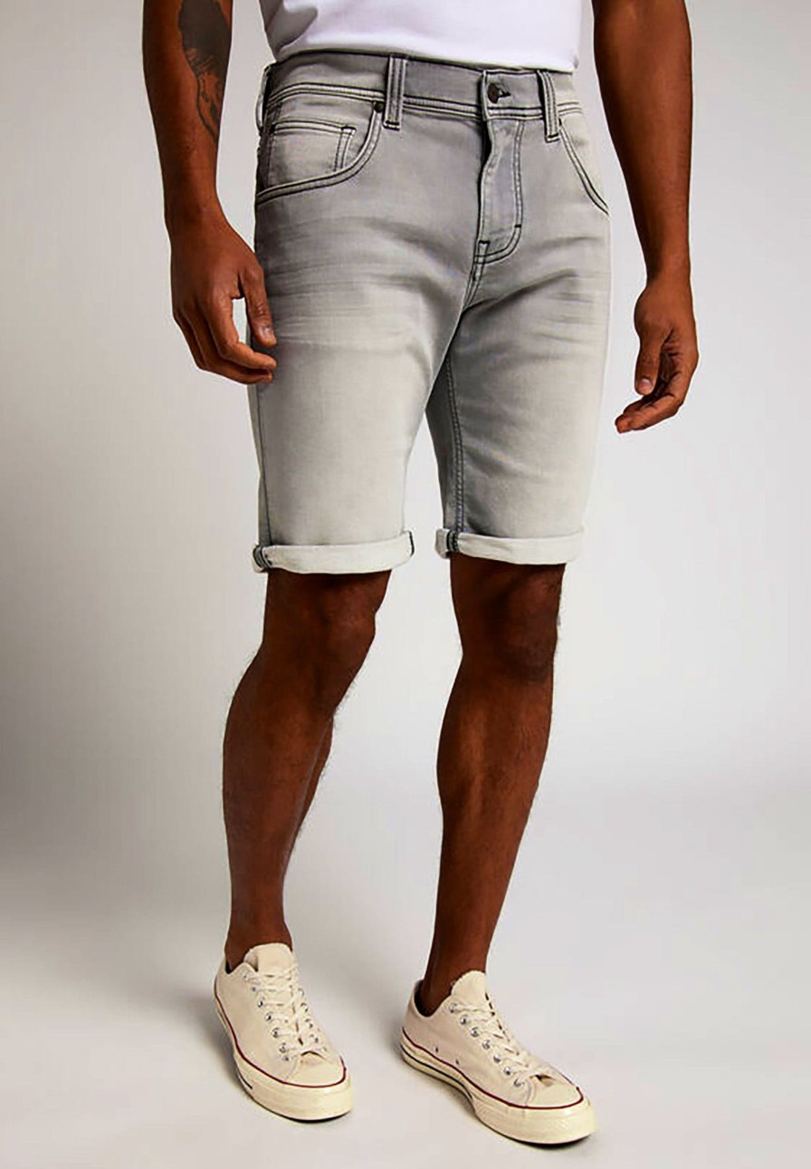 Herren Mustang | Mustang Chicago Shorts Regular Fit Light Grey