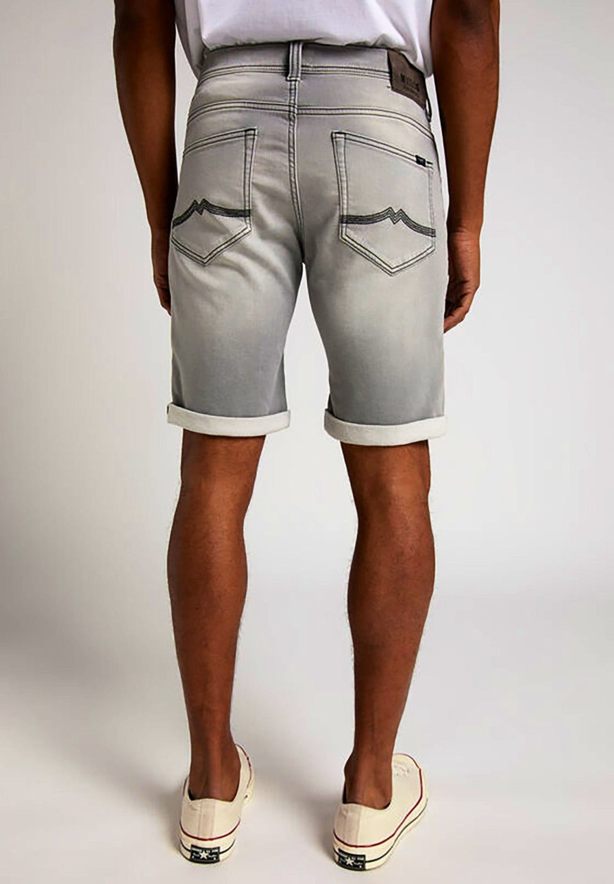 Herren Mustang | Mustang Chicago Shorts Regular Fit Light Grey