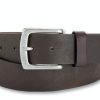 Herren Bernd Gu00f6tz | Bernd Gu00F6Tz 4 Cm Pull-Up Ledergu00Fcrtel Xxl Dunkelbraun