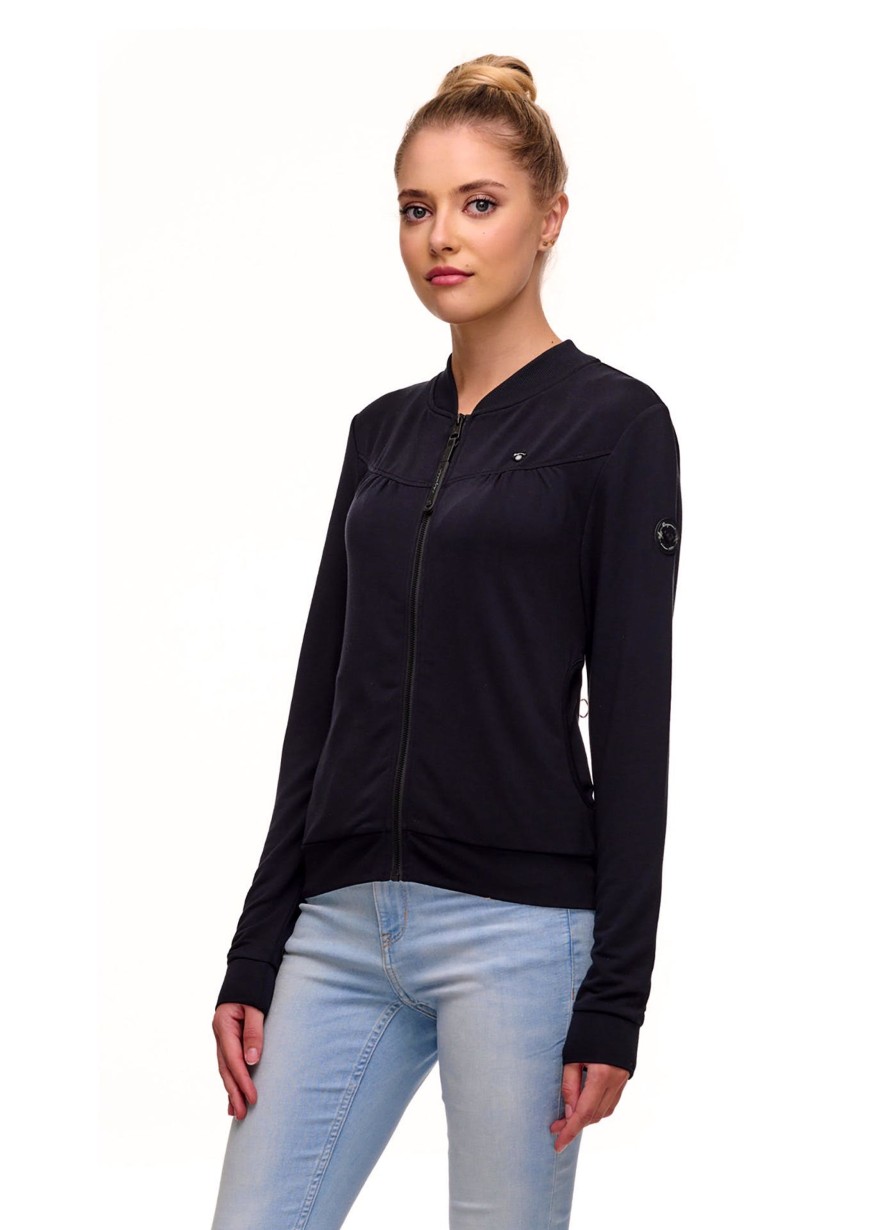 Damen Ragwear | Ragwear Sweatjacke Kenia Black