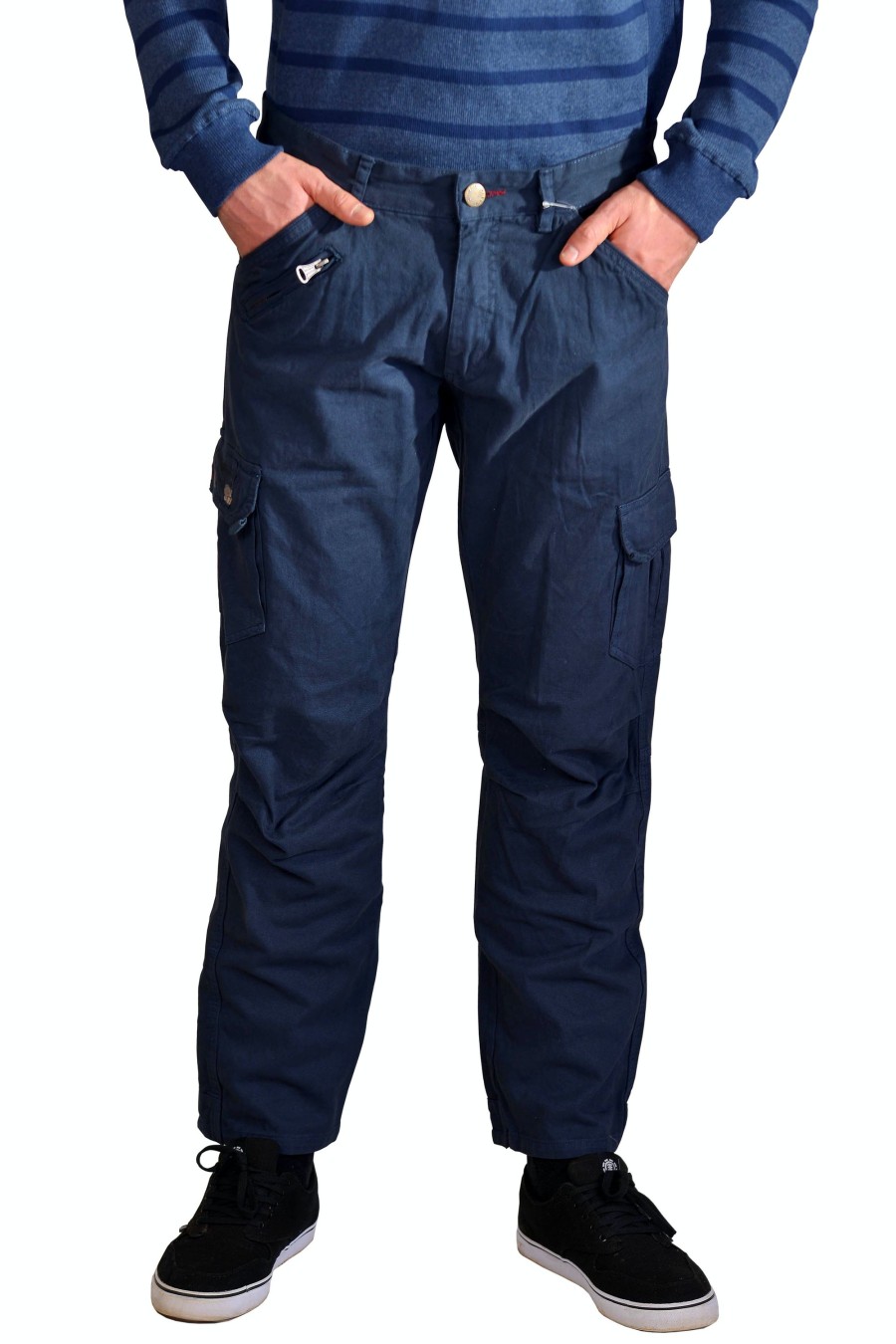 Herren Kera Collection | Kera Collection Cargo Hose Blau