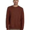 Herren Tom Tailor Denim | Tom Tailor Pullover Zig Zag Brown