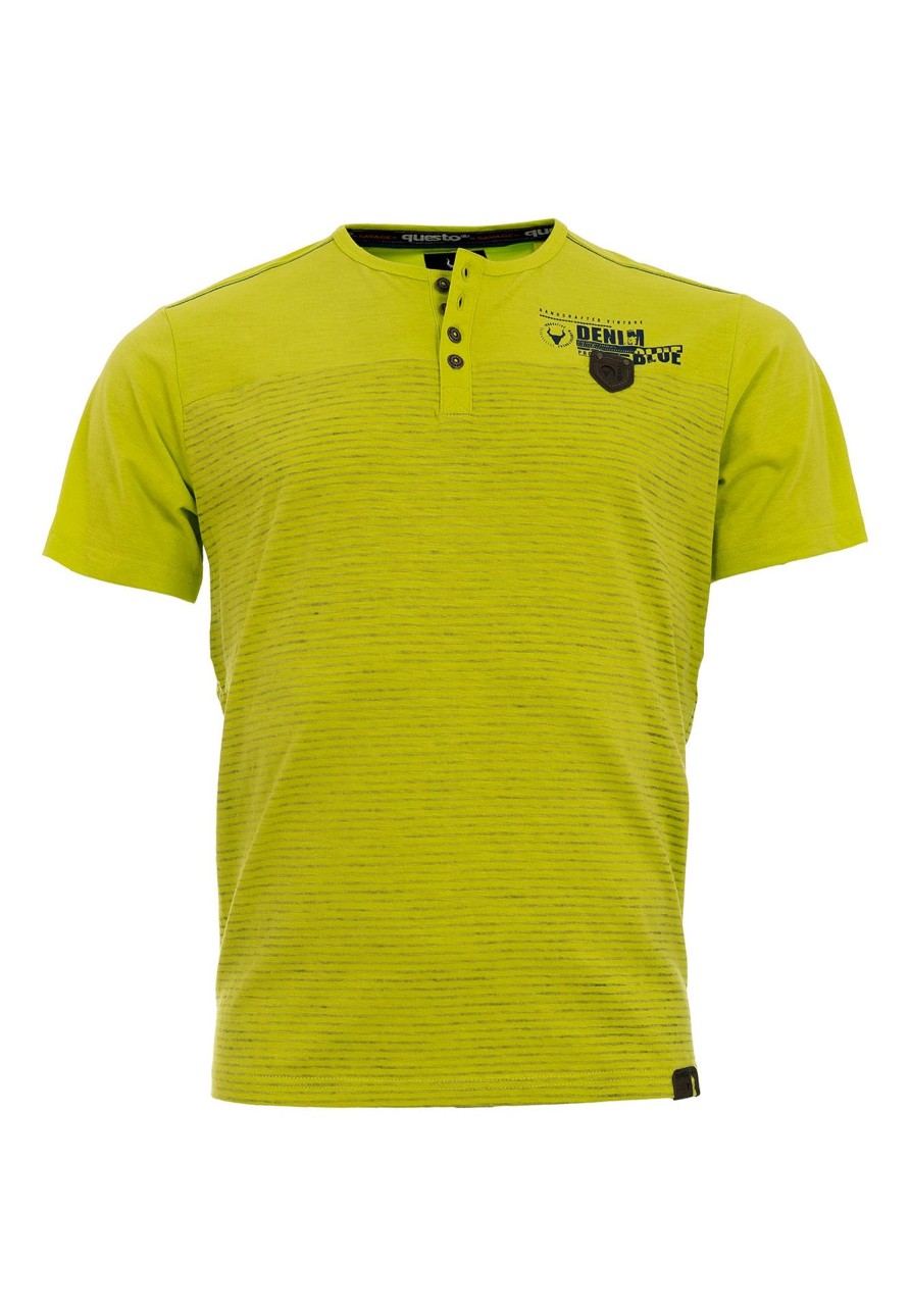 Herren Questo | Questo Shirt Eliot Flash Green