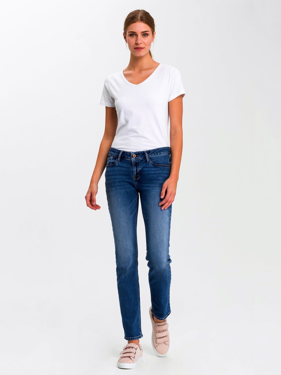 Damen Cross | Cross Jeans Rose Blue Denim