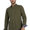 Herren Tom Tailor | Tom Tailor Hemd Bedford Olive