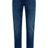 Herren Mustang | Mustang Oregon Tapered Jeans Slim Fit Extra Lang Denim Blue