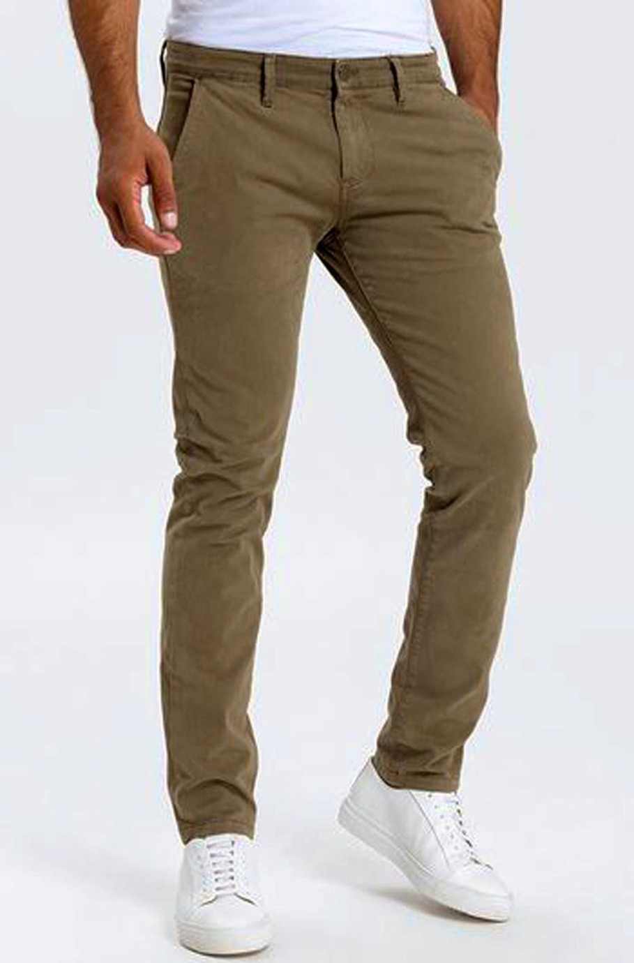 Herren Cross | Cross Jeans Chino Khaki