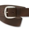 Herren Bernd Gu00f6tz | Bernd Gu00F6Tz 4 Cm Pull-Up-Ledergu00Fcrtel 0064 Dunkelbraun