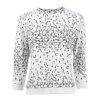 Damen Soquesto | Soquesto Sweatshirt Medarda 3/4 Offwhite