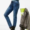 Damen Cecil | Cecil Jeans Charlize Stud Galon Mid Blue Used