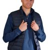 Herren Kera Collection | Kera Collection Leichte Steppweste Blau