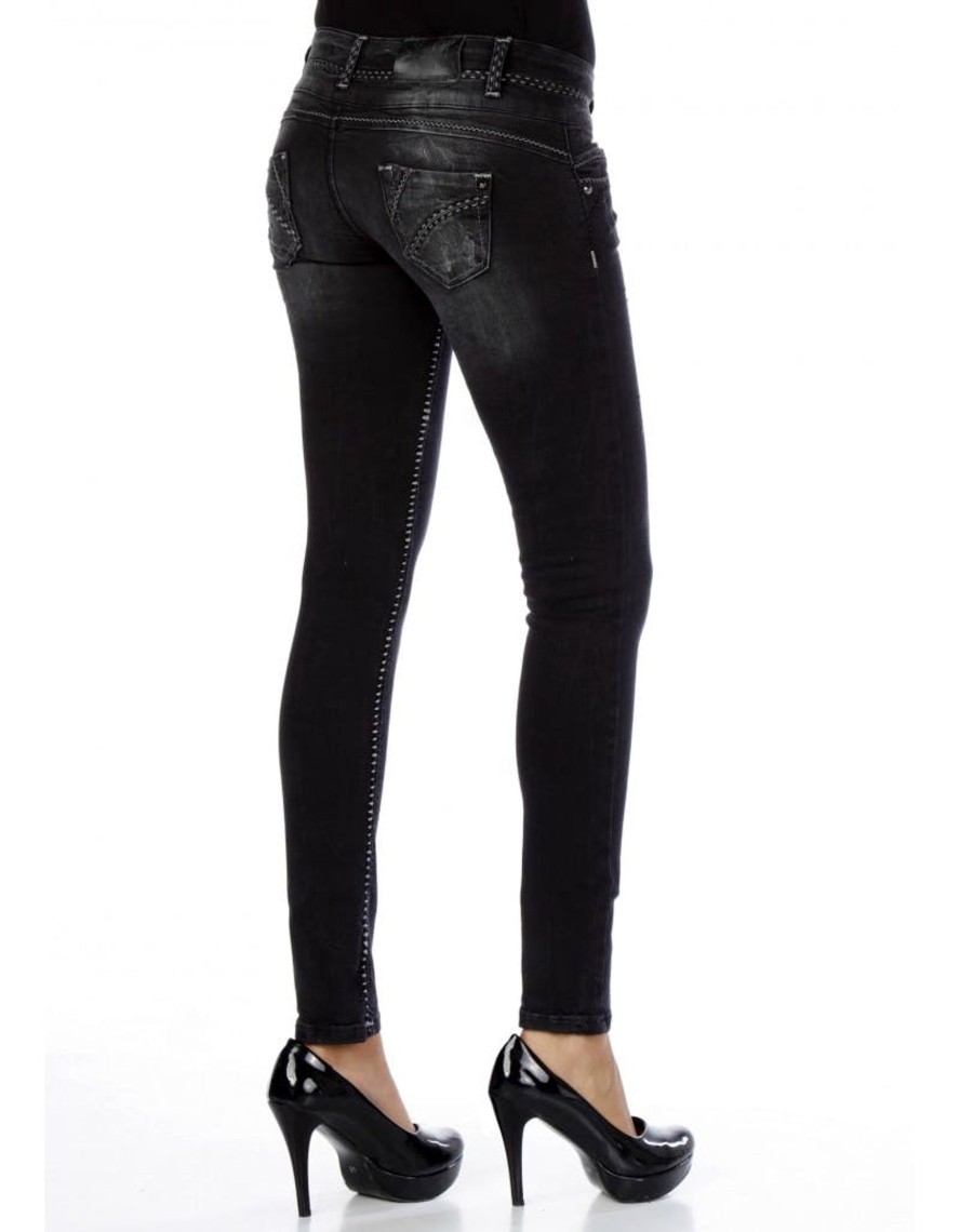 Damen Cipo & Baxx | Cipo & Baxx Jeans Cbw-0655 Black Used