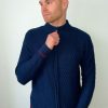 Herren Kera Collection | Kera Collection Colin Strickjacke Blue