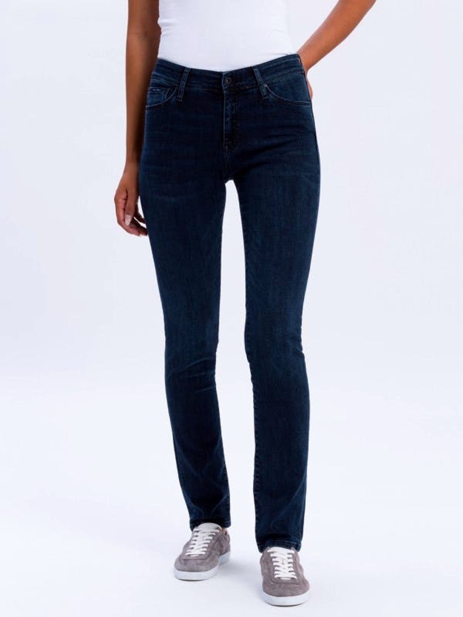 Damen Cross | Cross Jeans Anya Slim Fit Blue Black