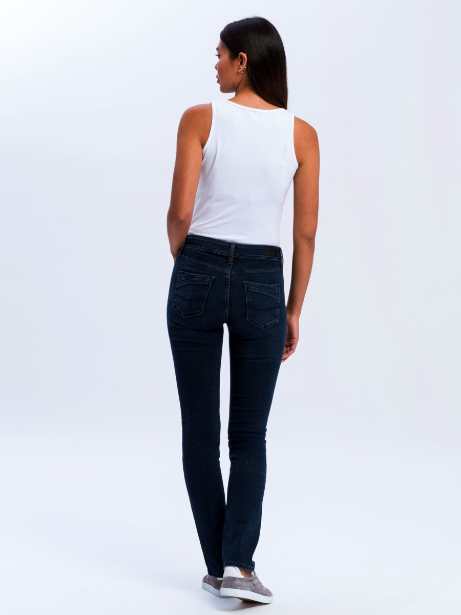 Damen Cross | Cross Jeans Anya Slim Fit Blue Black