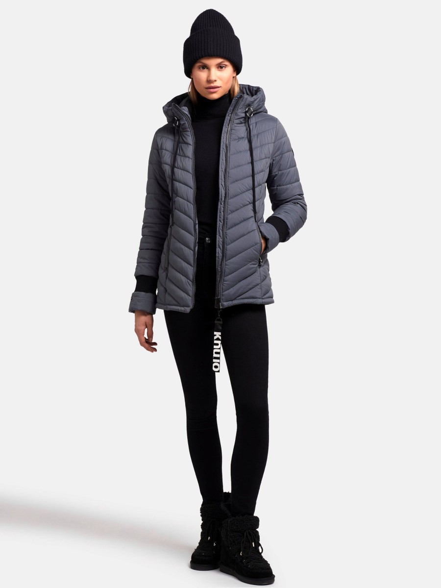 Damen Khujo | Khujo Winterjacke Patt Light Grau