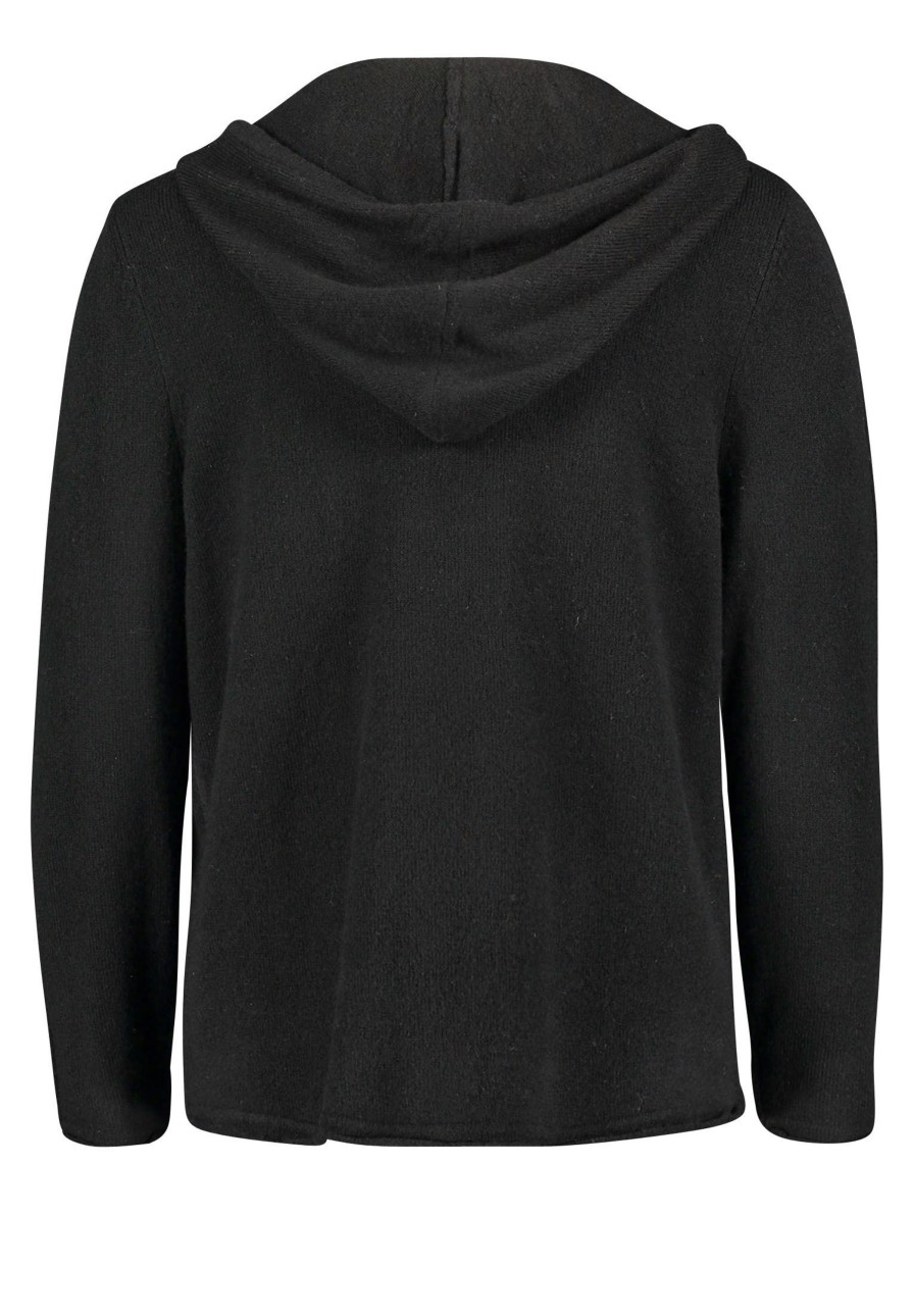 Damen Betty Barclay | Cartoon Strickpullover 5150 Mit Kapuze Black