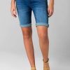 Damen Timezone | Timezone Damen Shorts Slim Nalitz Opal Blue Wash