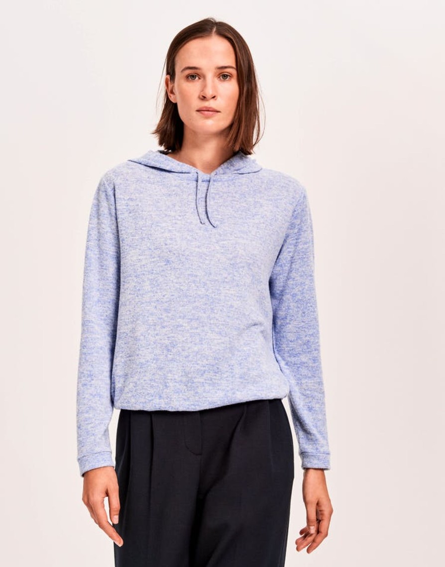 Damen Opus | Opus Pullover Sanona Soft Hellblau