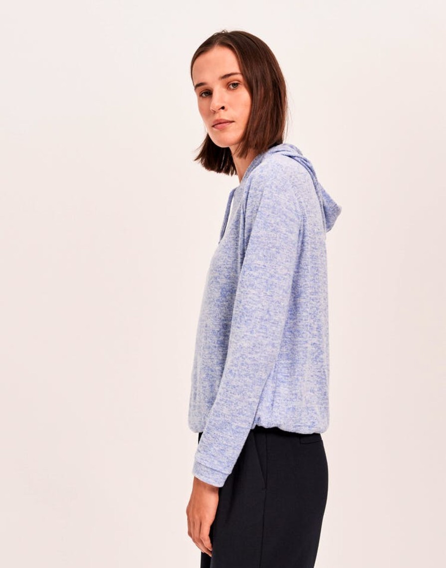 Damen Opus | Opus Pullover Sanona Soft Hellblau