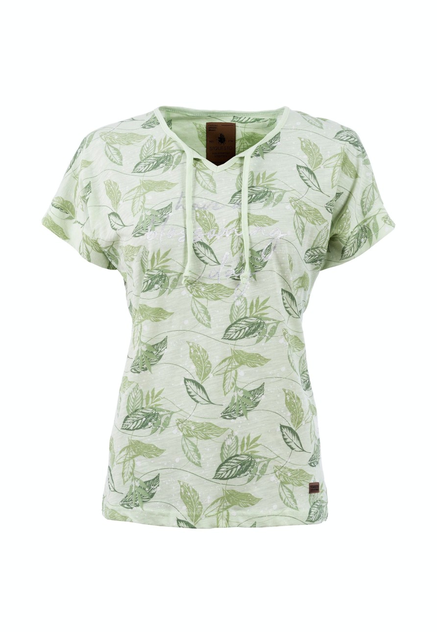 Damen Soquesto | Soquesto Shirt Meara Summer Green