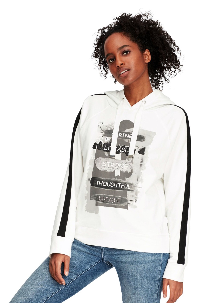 Damen Betty Barclay | Cartoon Sweatshirt Mit Kapuze 2207 Cream Beige