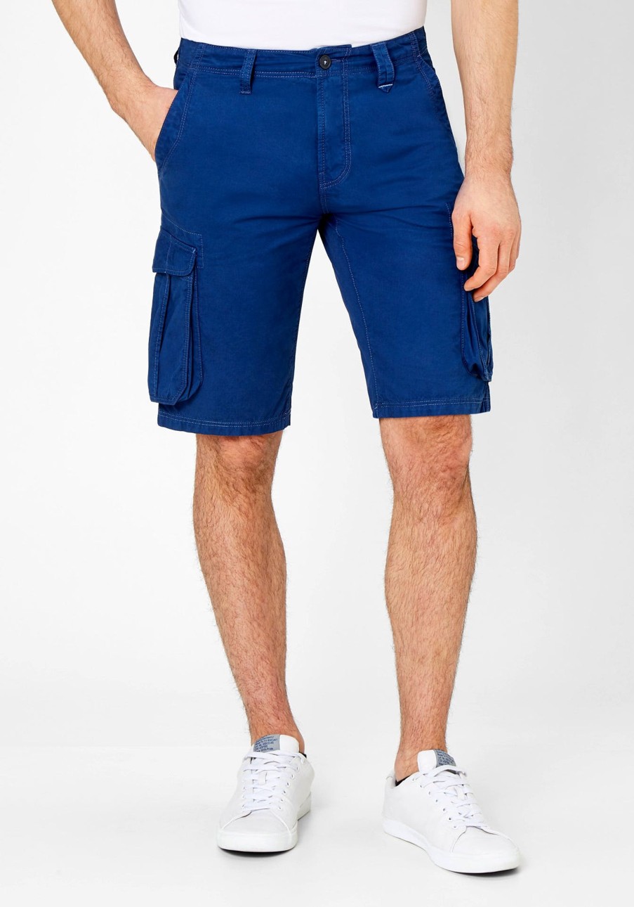 Herren Paddock's | Paddock'S Chuck Cargo Bermuda Blue