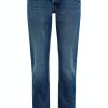 Herren Mustang | Mustang Michigan Straight Jeans Regular Fit Extra Lang Light Blue