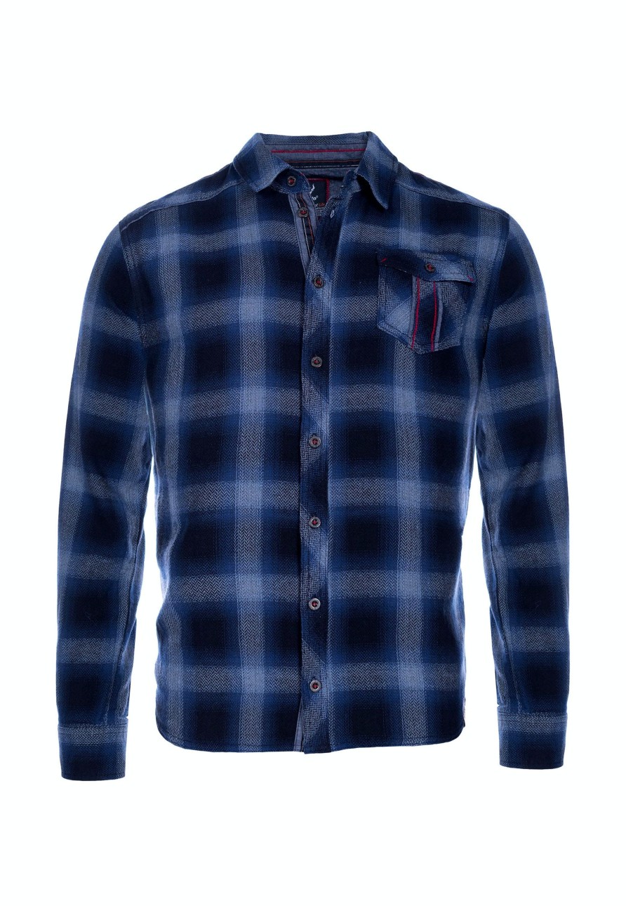 Herren Questo | Questo Hemd Egbert Nautical Blue