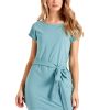 Damen Khujo | Khujo Jersey Kleid Ramona Aqua