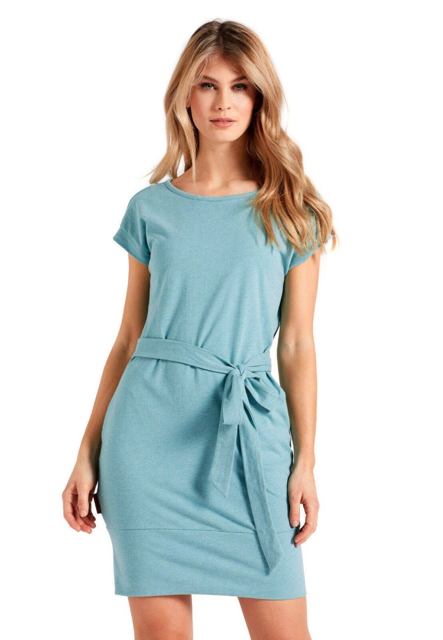 Damen Khujo | Khujo Jersey Kleid Ramona Aqua