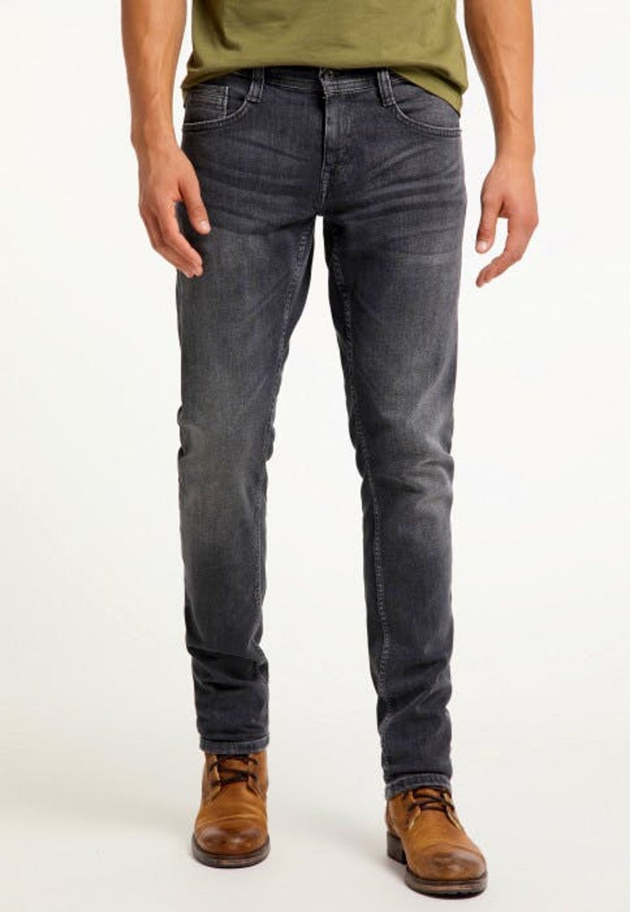 Herren Mustang | Mustang Oregon Tapered K Stretch Dark Grey Used