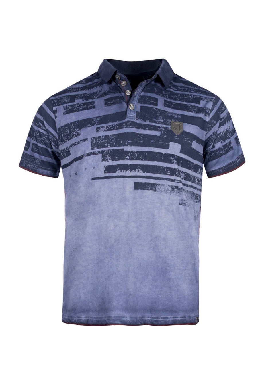 Herren Questo | Questo Poloshirt Daniel Blau