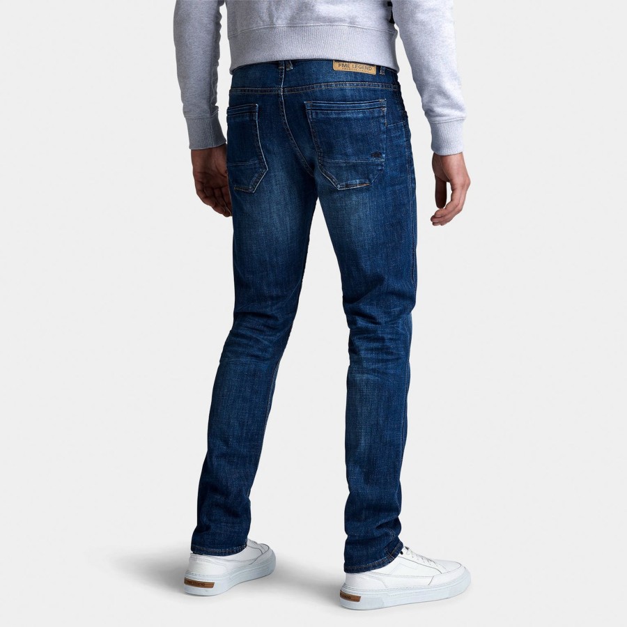 Herren PME Legend | Pme Legend Jeans Regular Fit Nightflight Slub Denim Mvb