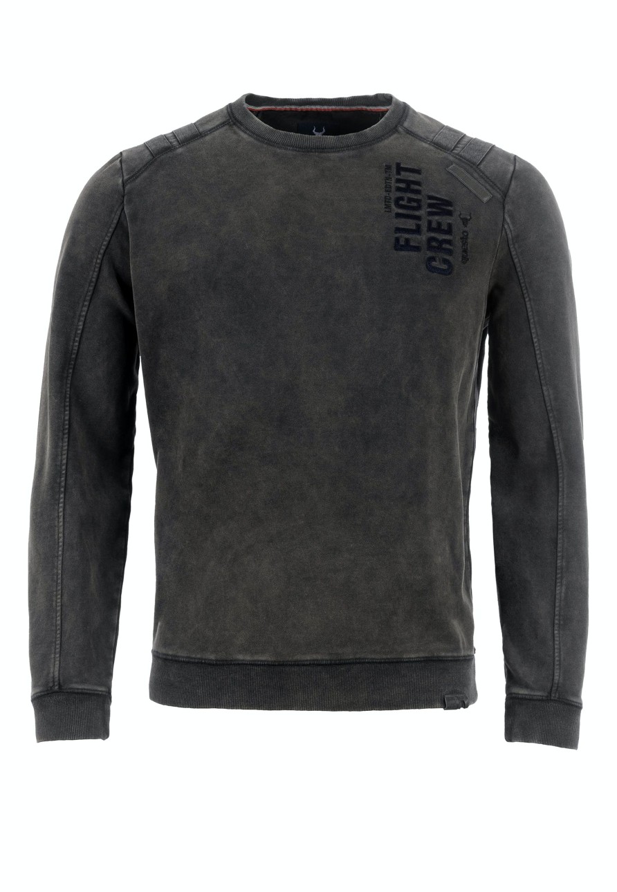 Herren Questo | Questo Sweatshirt Fife Phantom