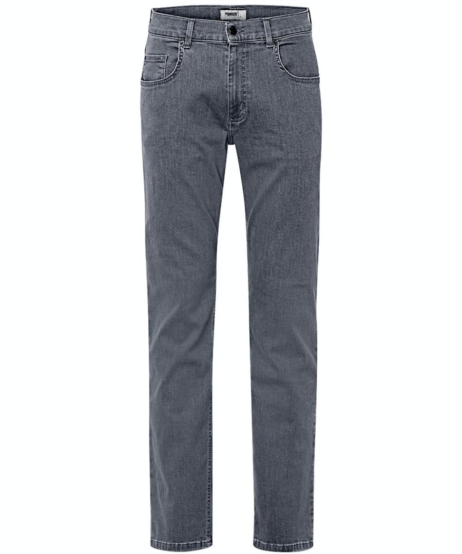 Herren Pioneer Jeans | Pioneer Jeans Eric Regular Fit Grey Stonewash