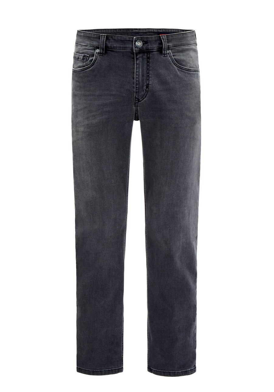 Herren Paddock's | Paddock'S Ben Jeans Regular Fit Black Stone Extra Lang Black Stone Use Moustache