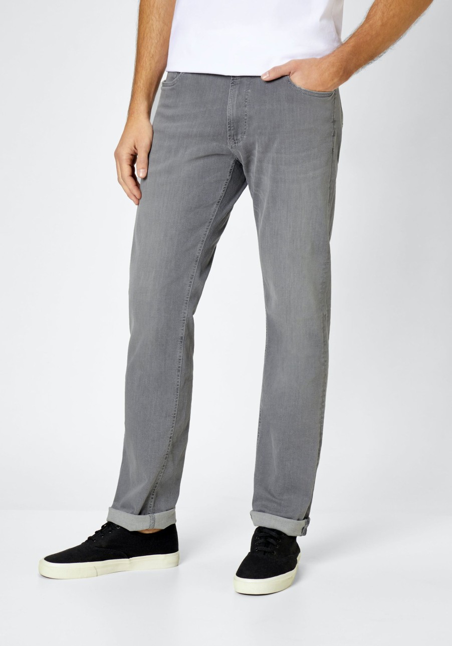 Herren Paddock's | Paddock'S Duke Regular Fit Extra Lang Silver Grey