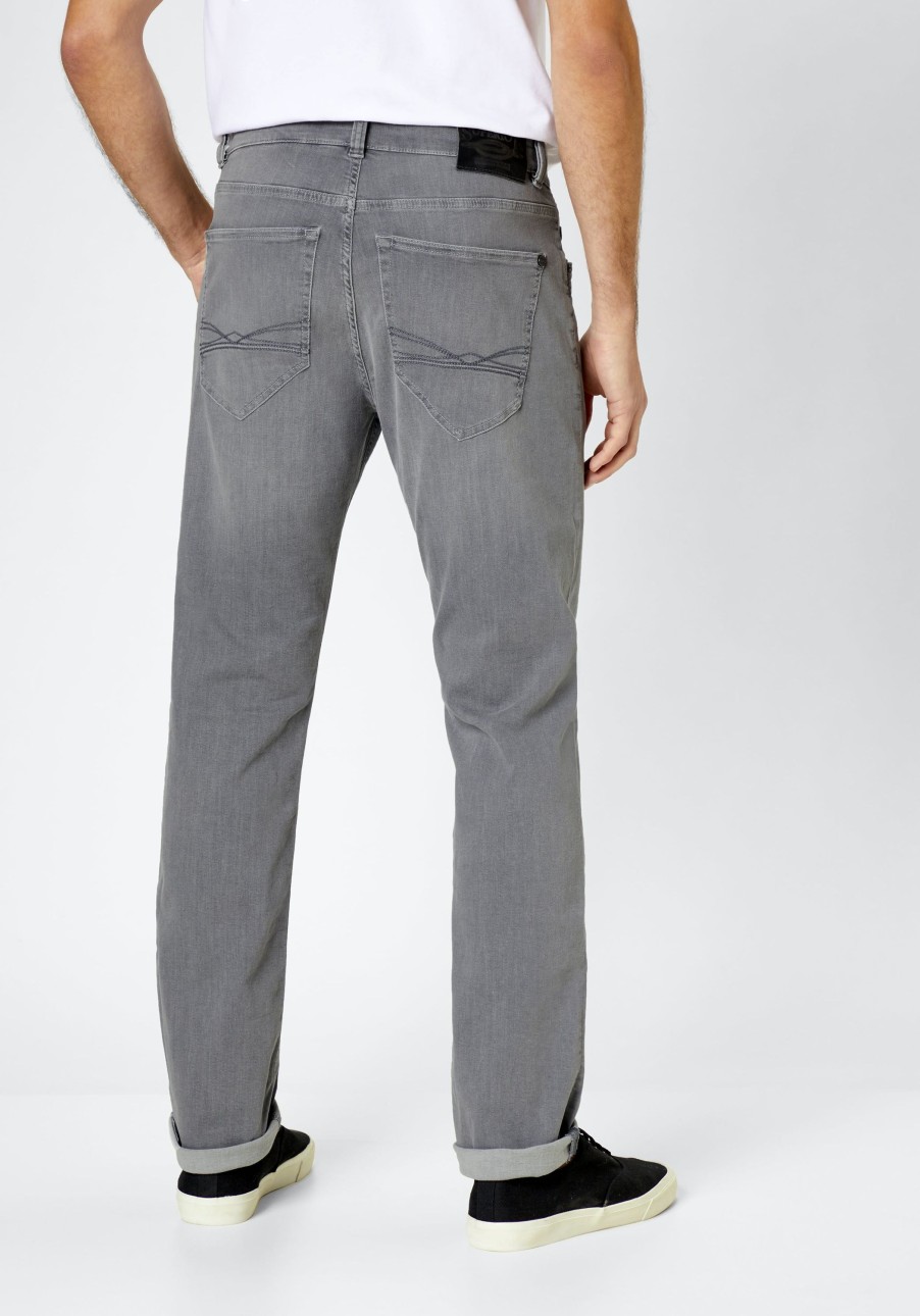 Herren Paddock's | Paddock'S Duke Regular Fit Extra Lang Silver Grey