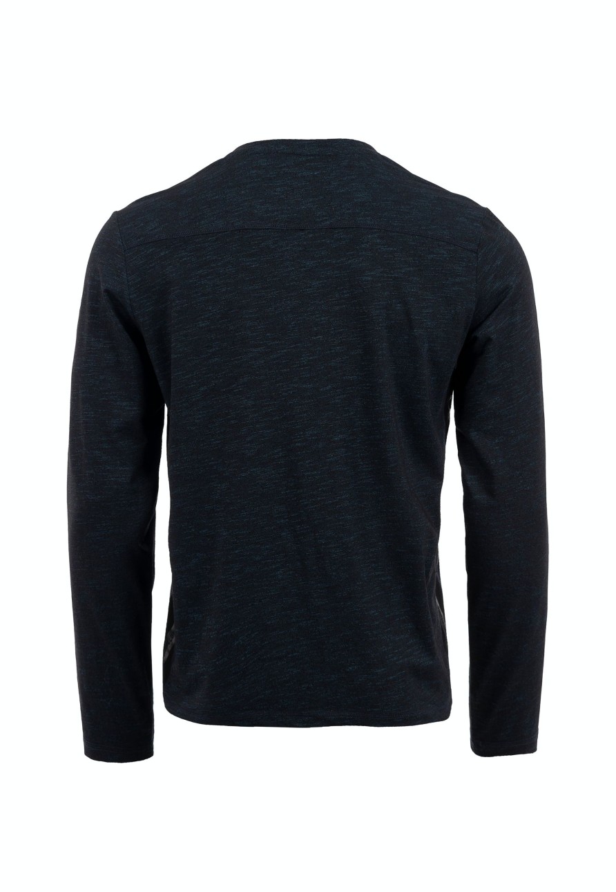 Herren Questo | Questo Langarmshirt Fila Black