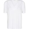 Damen Freequent | Freequent Shirt Balloon Brilliant White