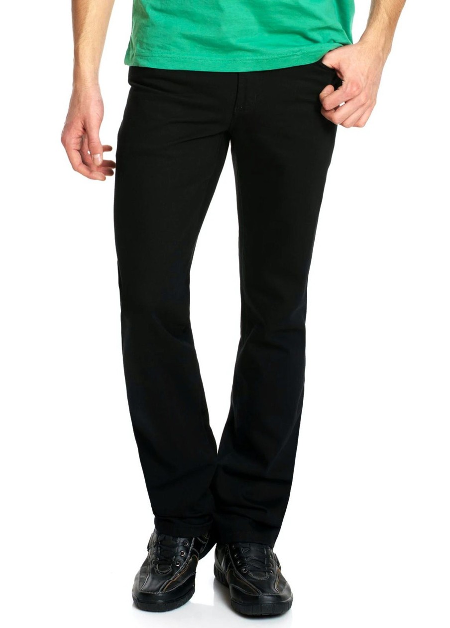 Herren Revils | Revils Jeans 302 Stretch Extra Lang Black